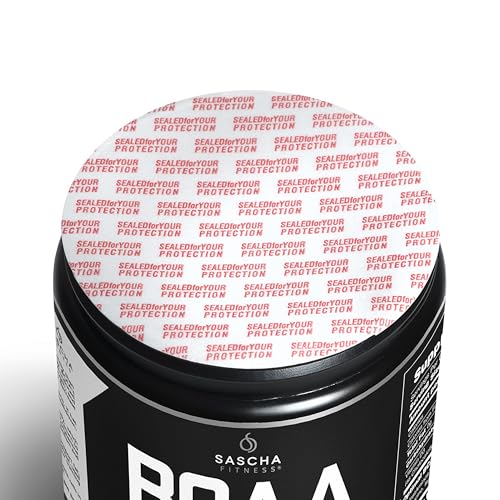 SASCHA FITNESS BCAA 4:1:1 + Glutamine,HMB,L-Carnitine,HICA | Powerful and Instant Powder Blend with Branched Chain Amino Acids (BCAAs) for Pre,Intra and Post-Workout |Natural Watermelon Flavor,362.5g