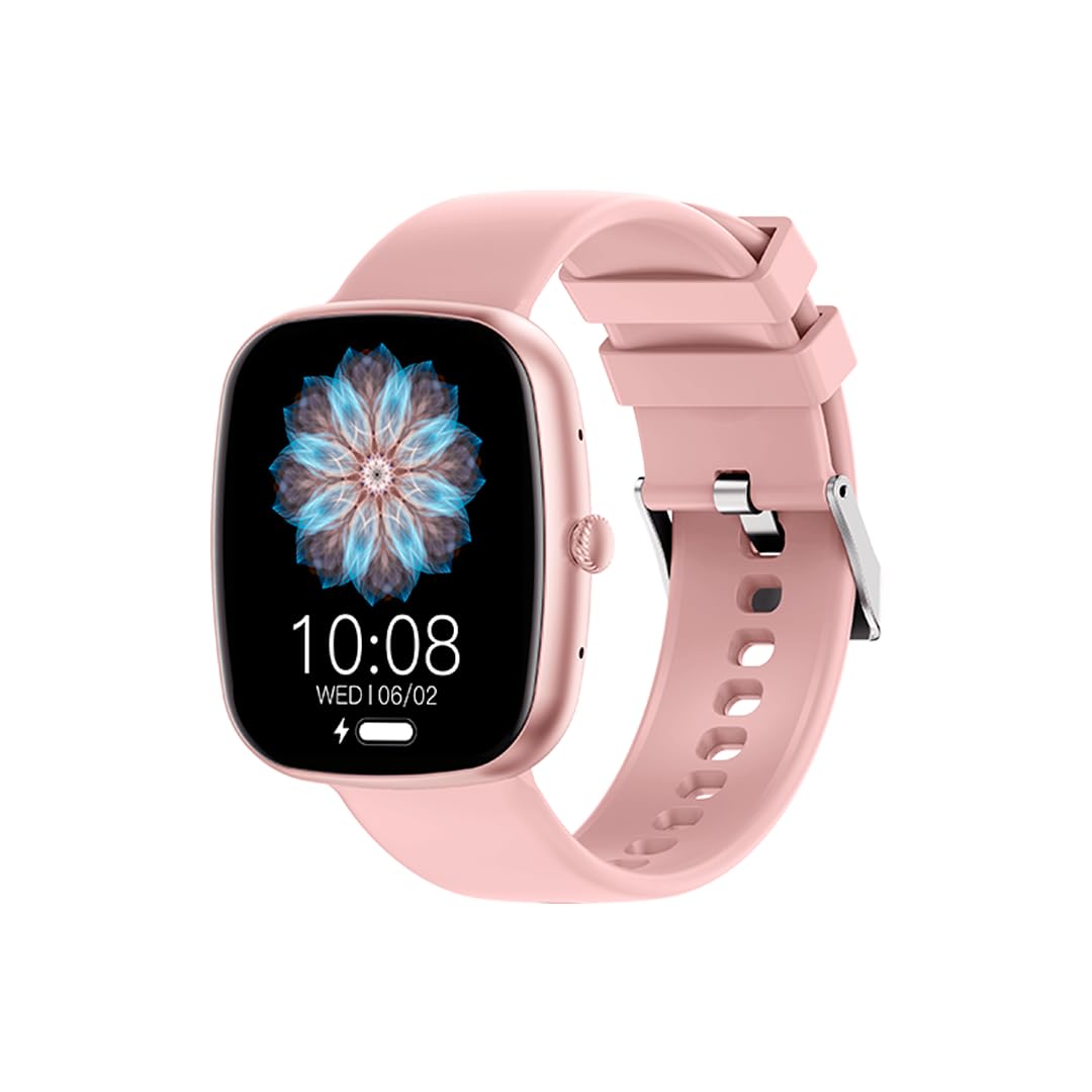 Smartwatch HZ-139 1.83" com Chamadas Bluetooth, Notificações, Esportes, Tela Full Touch, à Prova d’Água, Android e iOS(Rosa)