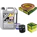 Produktbild QR-PARTS 69328197 Filter Set Inspektionspaket 5 Liter Liqui Moly Motoröl Top Tec 4100 5W-40 MANN-FILTER Luftfilter Ölfilter