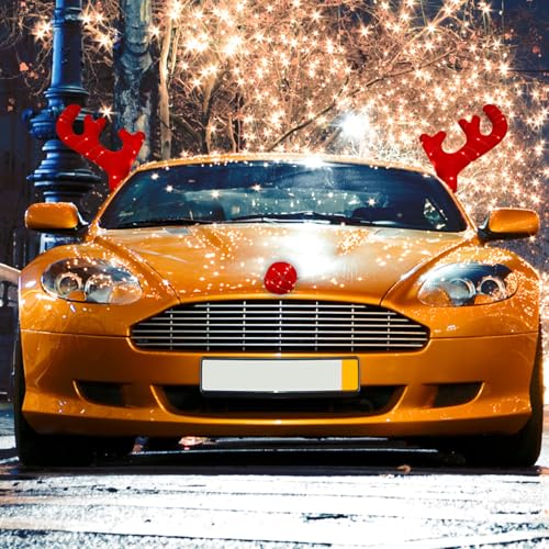 Décorations de voiture de Noël extérieures sans rayure - 3