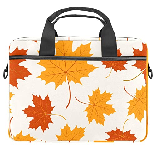 Sac à bandoulière pour ordinateur 13 à 14,5 pouces motif d'automne multicolore 36,8x28 cm