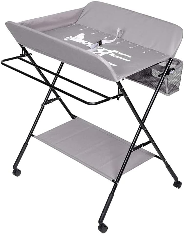 Portable Baby Diaper Changing Table with Wheels Amazon.ae Baby Products