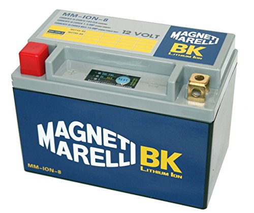 Magneti Marelli - Batería de litio para motocicletas MM-ION-8 YTX9-BS / YTR9-BS 8 AH