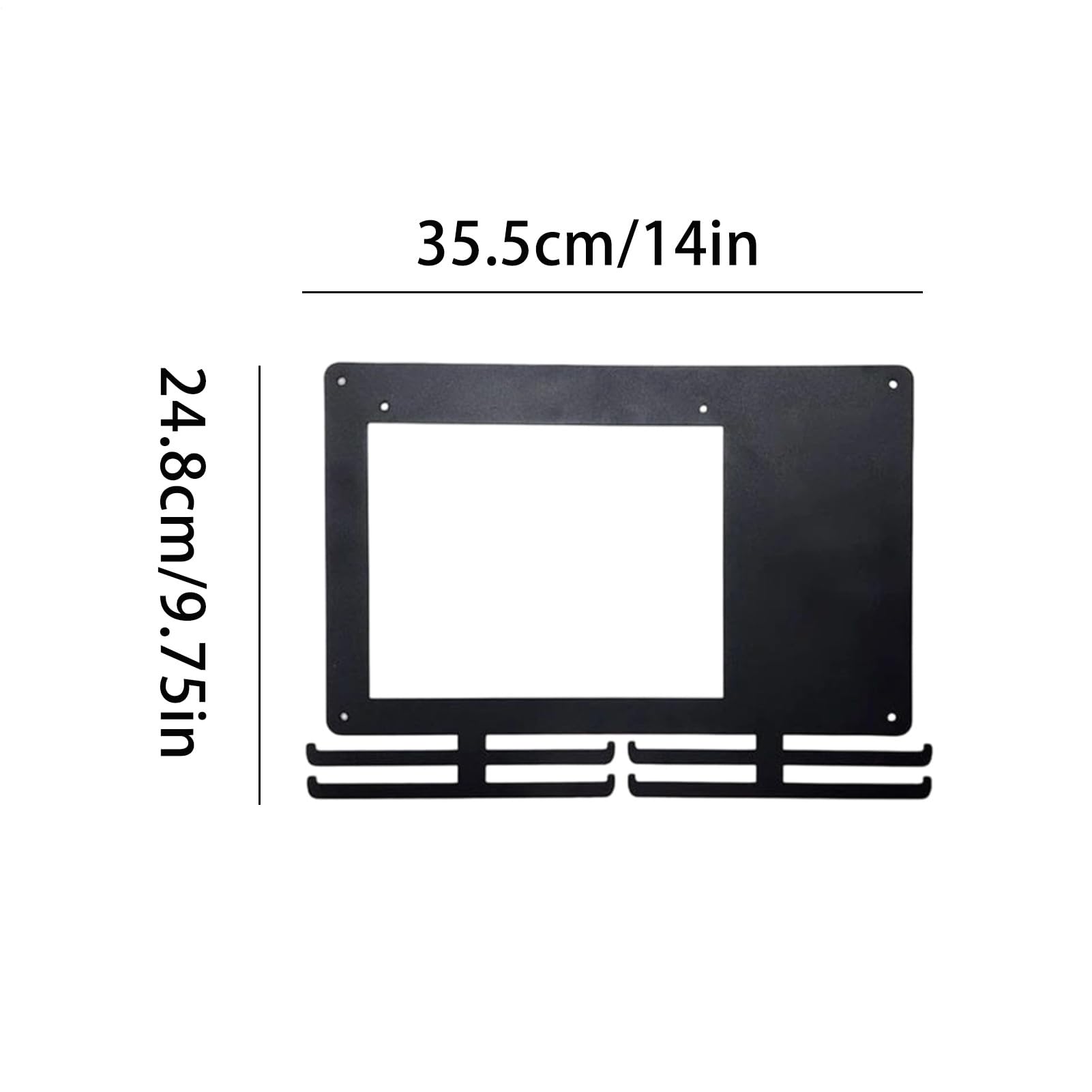 Generico Porta premios, rack metálico con 10 bolsas para medallas, soporte para premios de pared, para almacenamiento deportivo, colección, gimnasio en casa, competiciones, fútbol, natación, tenis