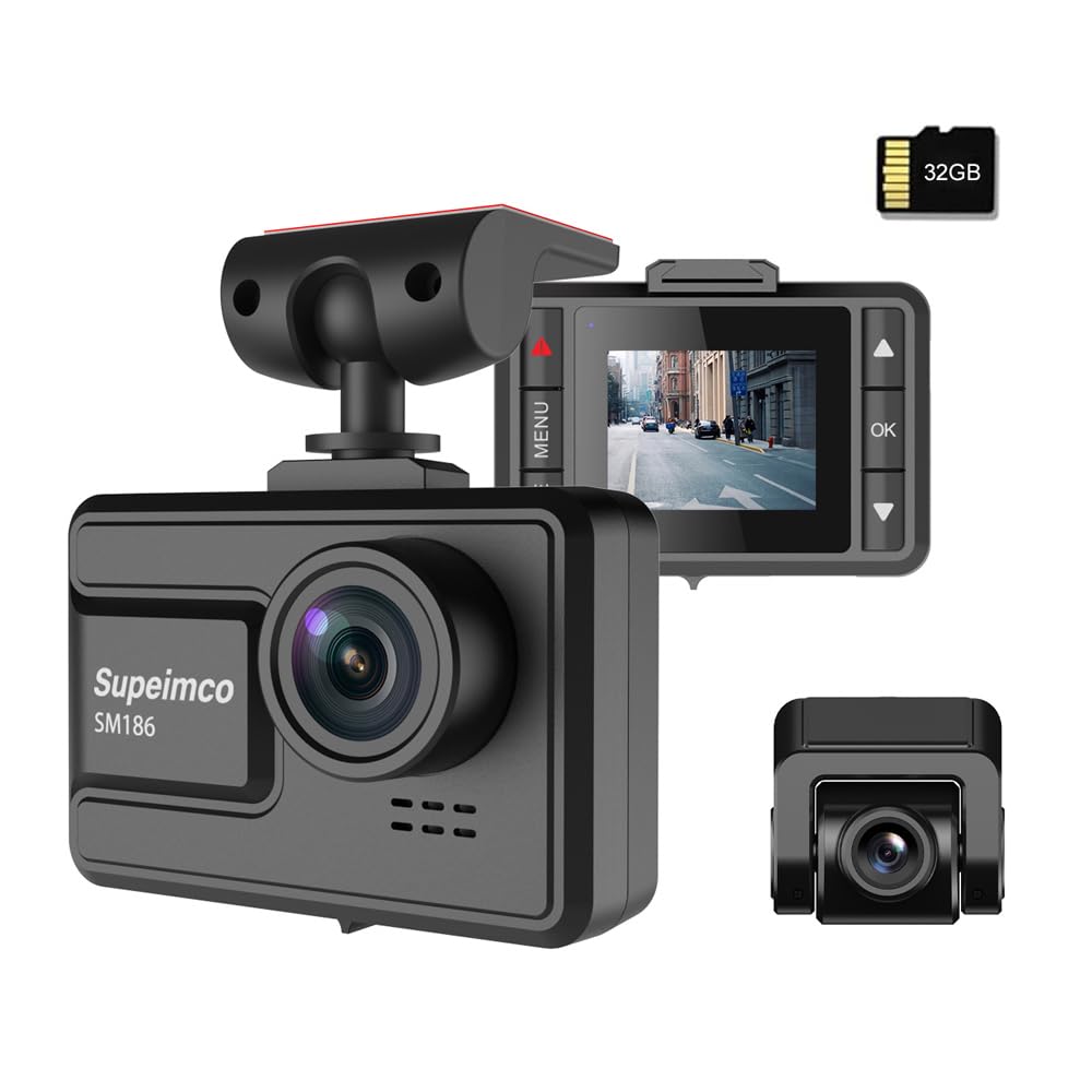 Amazon.co.jp: 【電装店供給品1080p+720p】前方200万画素+後方100万 