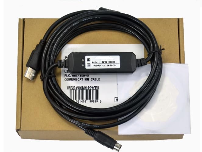 GPW-CB03 Touch Panel Programming Cable/Data Download Cable 3 Meters