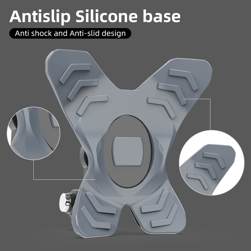 SOH Sangle de menton pour casque de moto avec clip de téléphone pour iPhone 15 Pro Max/14/13Pro/Max/Mini/Samsung, Google, LG, Pixel, Huawei, Xiaomi, tous les smartphones