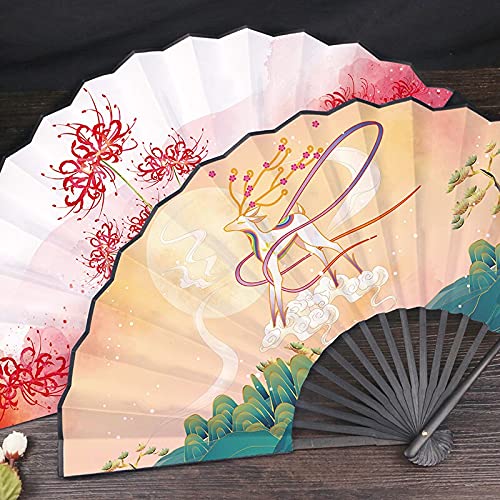 中国　扇子　更甲　33センチ Amazon.co.jp : 扇子 中国扇子ダンスファンヴィンテージ 33 センチ