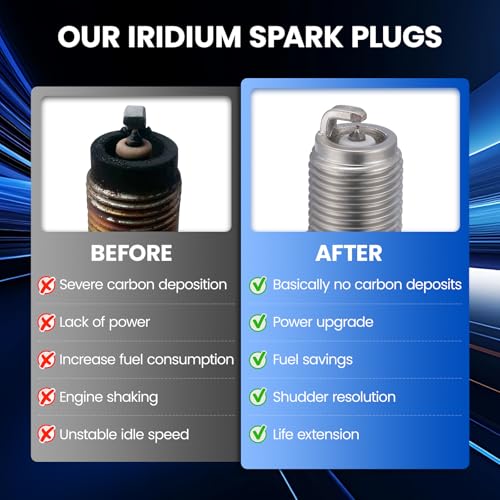 Image of Iridium Spark Plug BR7ES 4 Pack for Honda Accord