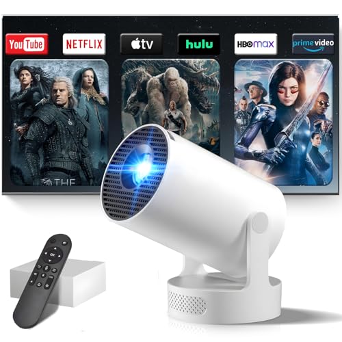 El Mejor Listado de Mini Proyector Steren los 5 más buscados. 47 URPOW Mini Portátil Proyector 4K con WiFi 6 y Bluetooth 5.4, Altavoz Soundbass 5W, Remoto por Voz, Rotación de 180°, App Integrada Proyectores de Video doméstico Android 11...