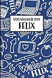 felix hefte  Heft Schule Felix: Vokabelheft mit zwei Spalten ein Schulheft mit Name Felix für Vokabeln Personalisierte Schulsachen sind ein Individuelles Geschenk zum Schulanfang oder zur Einschulung