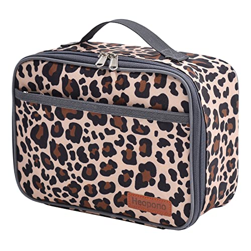 Pretty Jolly Mini Kids Lunch Box, Insulated Reusable Lunch Bag for Girls & Boys, Thermal Meal Container Tote with Waterproof Liner, Hot or Cold Snacks Lunchbox for School,Work,Picnic (Leopard) Pretty Jolly Mini Kids Lunch Box, Insulated Reusable Lunch Bag for Girls & Boys, Thermal Meal Container Tote with Waterproof Liner, Hot or Cold Snacks Lunchbox for School,Work,Picnic (Leopard)