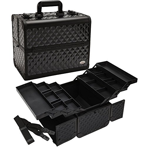 Seya Large Pro Makeup Artist Case (All Black Diamond)