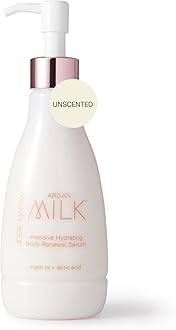 Argan Milk Body Serum - Nourishing Body Milk Enriched with Argan Oil to Deeply Hydrate Skin - Enriched with Pineapple Enzymes to Gently Exfoliate- Juicy Fruits (13.4 Oz)