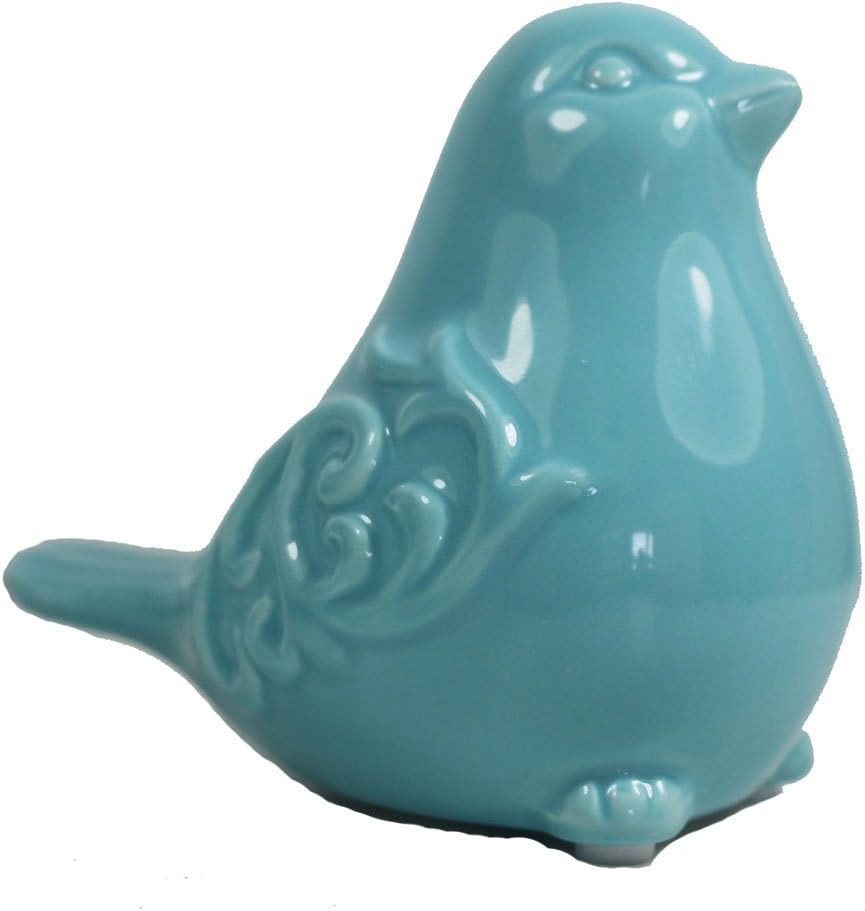 KiaoTime New French Garden Cottage Bird Figurine Decorative