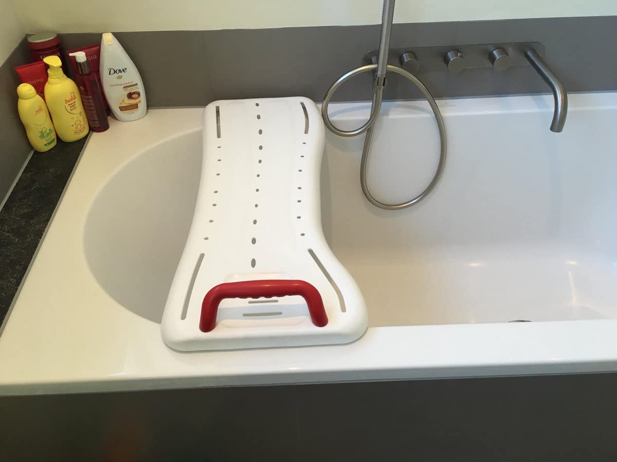 Drive Medical Benny Planche de baignoire Blanc/rouge 74,5 cm