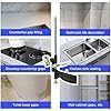 Foam Gun Expanding Foam Guns Professional Heavy Duty Aluminium Foaming Gun Stainless Steel Spray Thermal Insulation Applicator for Caulking,Filling,Sealing,Windows DIY Projects