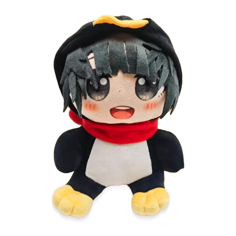 JYQOQH Gugu Gagaga Cute Little Penguin Plush Toy, 25cm Penguin Toy, Stuffed Animal Doll, Adorable Plush Stuffed Animal Doll, Collectible for Fans Birthday, Decor for Home, Office