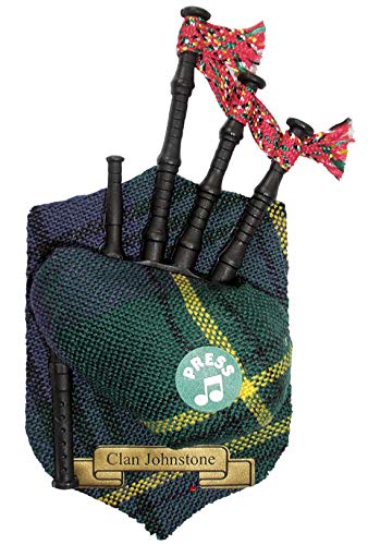 I LUV LTD Johnstone Clan Musical Bagpipe Fridge Magnet, Made in Scotland