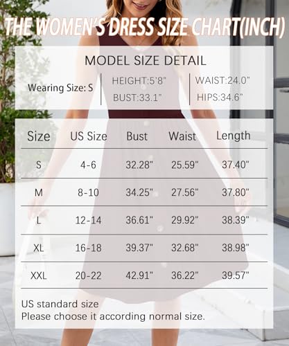 Image of KUOTAI Womens Summer Dresses Sleeveless Casual Loose Swing Button Down Midi Dress V-Neck Flowy A-Line Sundress