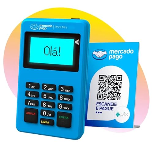 Maquininha de Cartão Point Mini D175 NFC Mercado Pago Bluetooth