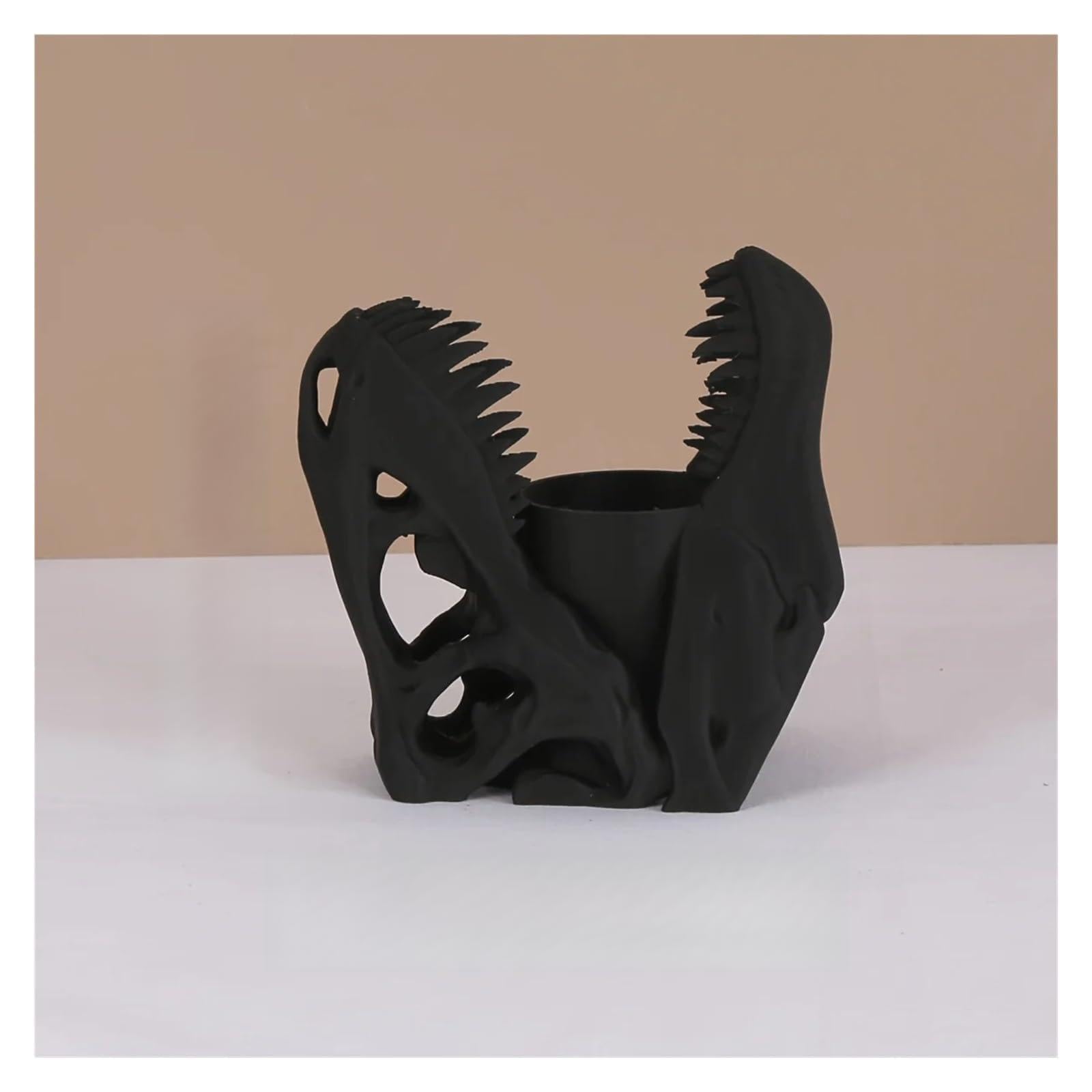 XUCZHAI 1pc Dinosaur Skull Pen Holder, 3D Printed, Lightweight And Portable, Unique Desktop Organizer, Suitable For Halloween