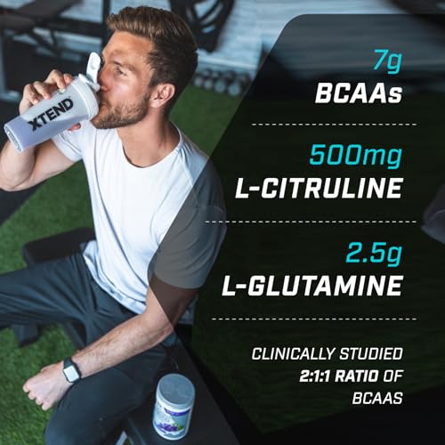 XTEND Original BCAA Powder Knockout Fruit Punch 30 Servings | 7g BCAAs Per Serving | Sugar Free Branched Chain Amino Acids and Electrolytes Powder for Post Workout Muscle Recovery and Hydration - Image 4
