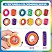 Sensory Toys Fidget Rings for Kids, 24 Pack Finger Spinner Rings for Kids with Autism, Quiet Fidgets for Classroom Prizes Stocking Stuffers Party Favors