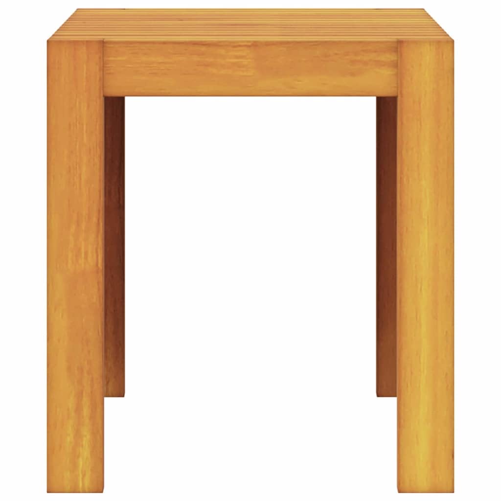 vidaXL Tavolo laterale Olio Naturale 43 x 36 x 40 cm | Costruzione robusta per un uso duraturo, Legno massello di teak di alta qualità per resistere bene,