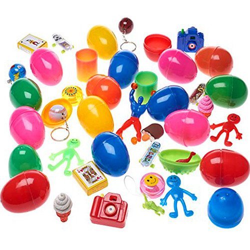 Preisvergleich Produktbild German Trendseller® - 24 x Mega - Eier - Überraschungs - Spielzeug - Mix Spielzeug Eier Mix Mitgebsel Kindergeburtstag Überraschung 24 Stück