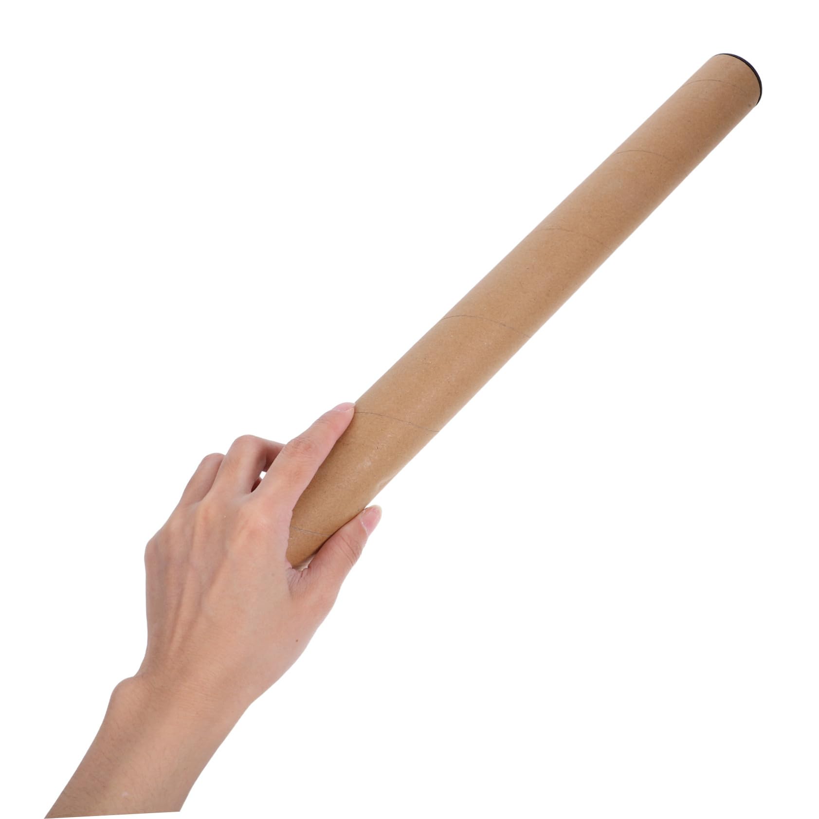 Mikikit 10 piezas Tubos de Envío de Papel Kraft Resistentes para Transporte Seguro y Almacenamiento de Carteles Documentos y Obras de Arte de Papel para Embalaje y Envío