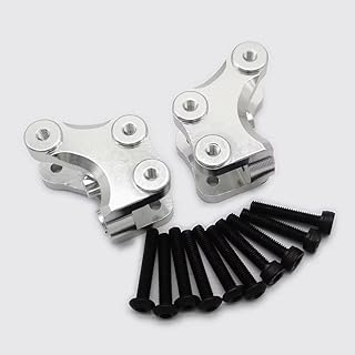 Aluminum Front Axle Housing Mount for Suspension Link Silver for Axial 1/10 RBX10 AXI232039