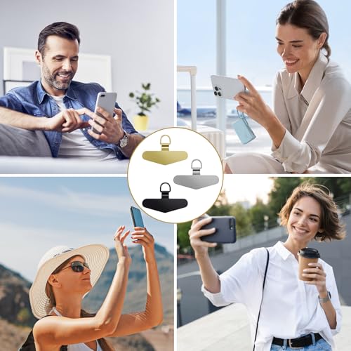 6 Piezas Almohadillas Universales de Acero Inoxidable,Parche Multifuncional Para Teléfono Móvil,Almohadilla de Parche Multifuncional Para Cordón de Teléfono Móvil,Parche Para La Mayoría De Teléfonos - Imagen 6