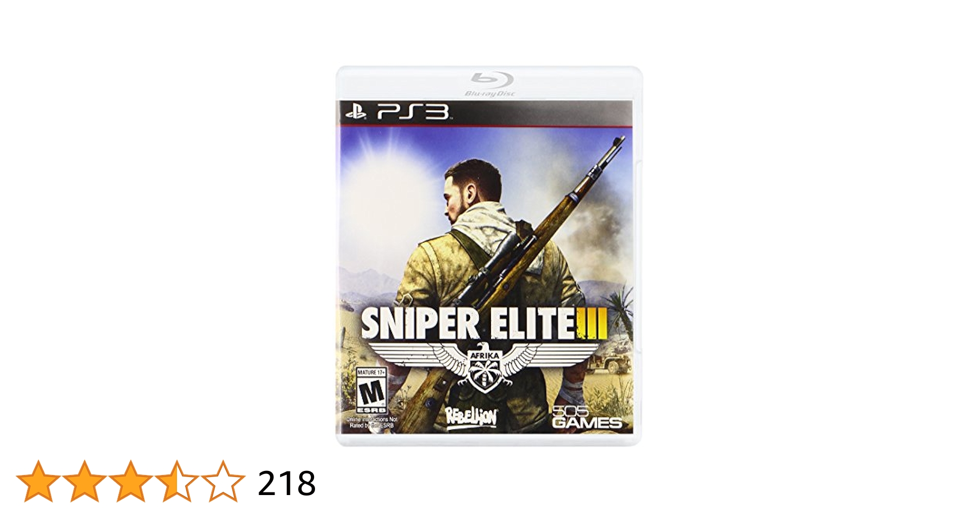 Sniper Elite 3 輸入版　ENGLSH version Amazon.co.jp: Sniper Elite III - PlayStation 3 Standard