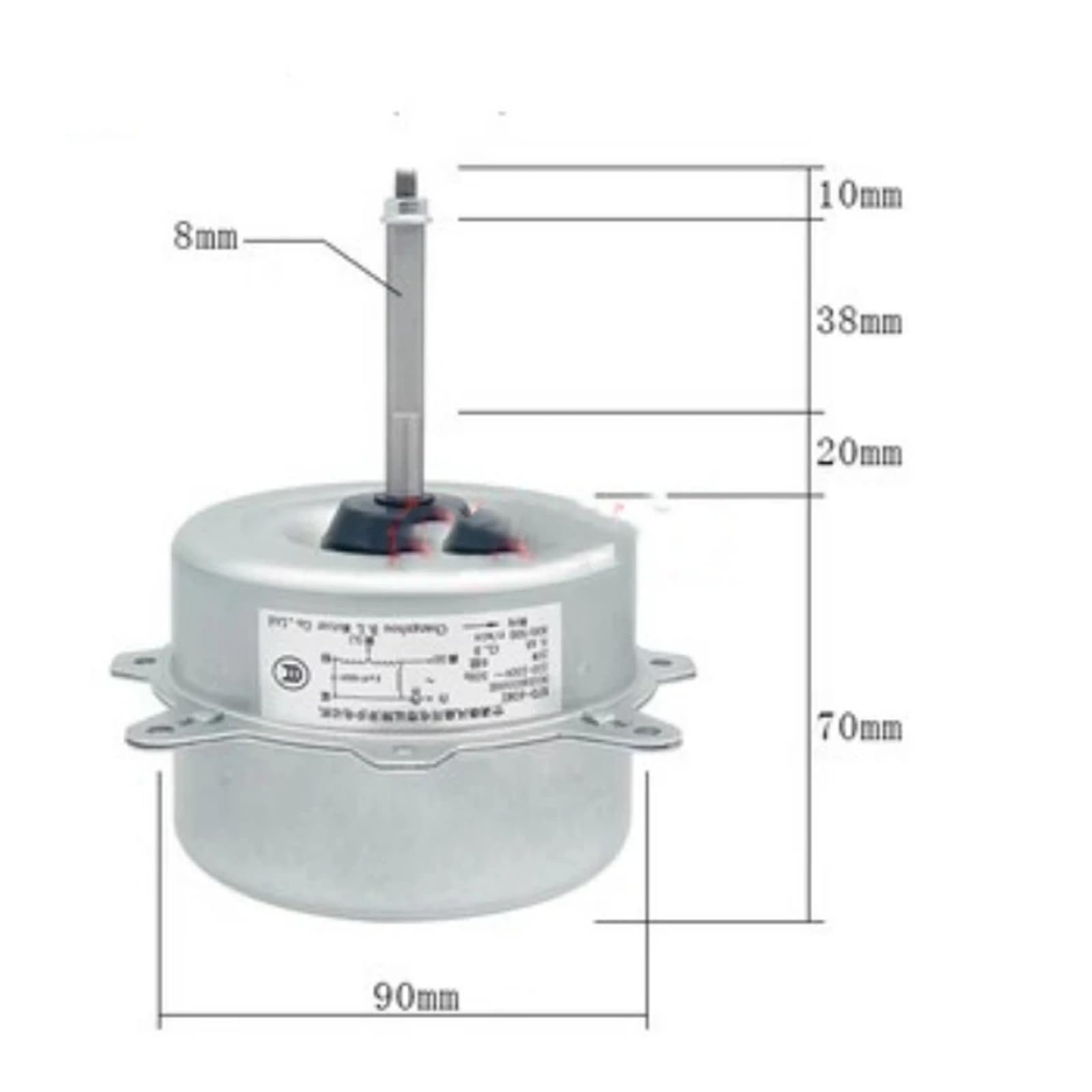 Motor de Aire Acondicionado de frecuencia Variable CA 220 V 20 W, Compatible con Haier KFD-40M2 0010403508E, Motor de Ventilador Externo de Repuesto.