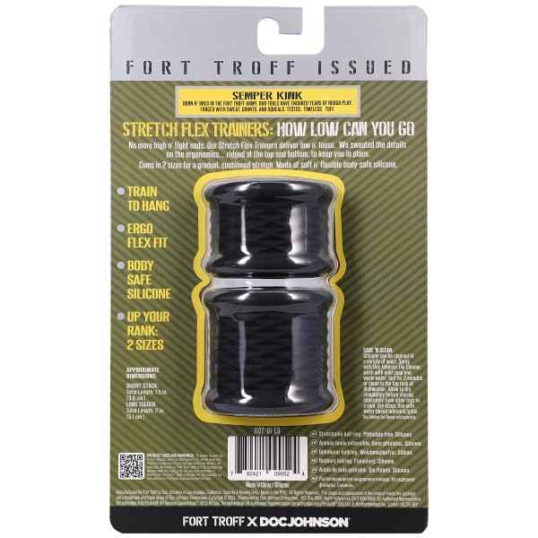 Baskets en silicone Noir Fort Troff accessoire extensible souple - 3