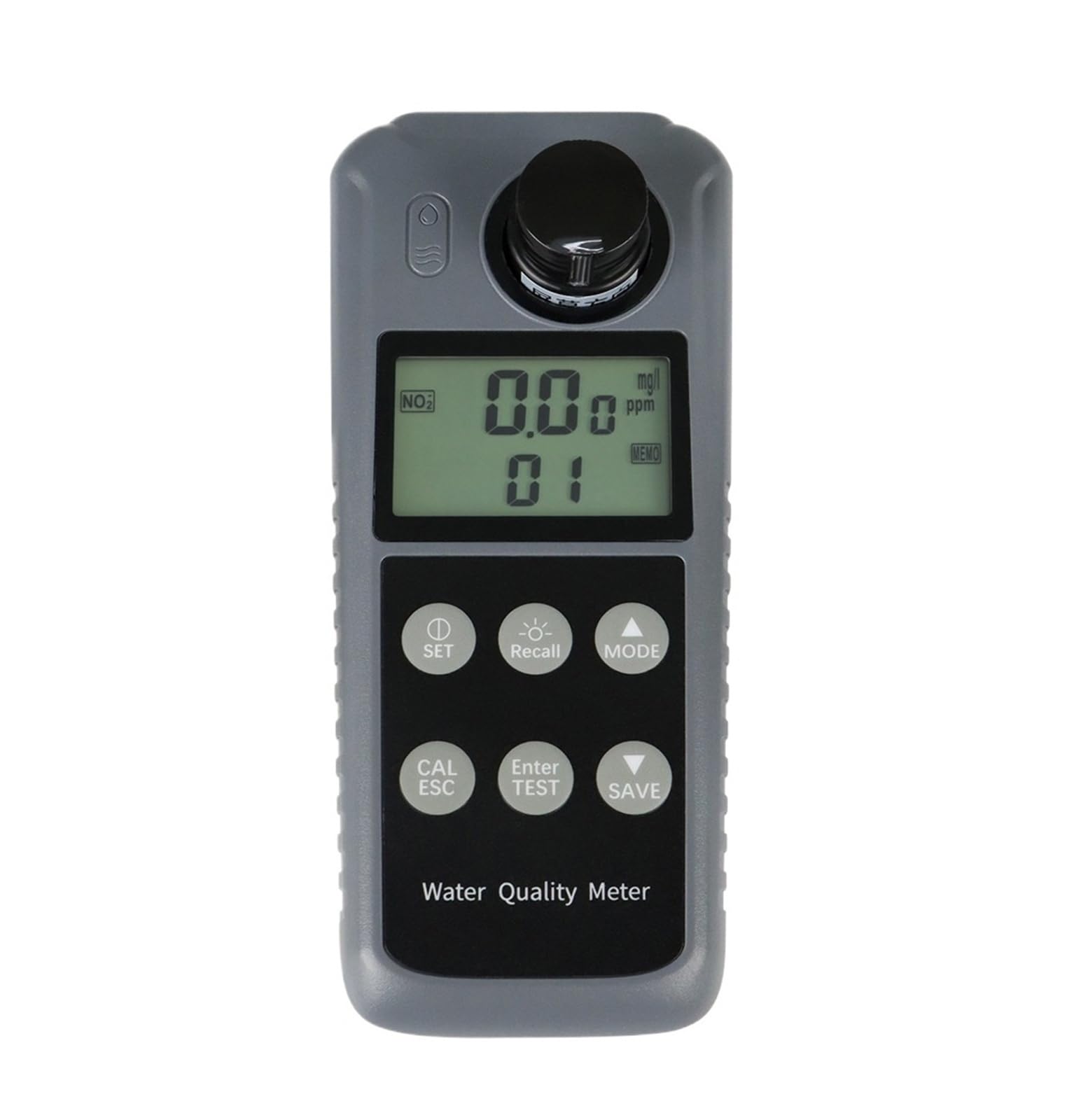 Medidor De Calidad Del Agua Digital LCD PH860 for Grifo De Piscina para una lectura clara | Analizador portátil de cloro residual, nitrógeno, amoniaco, PH