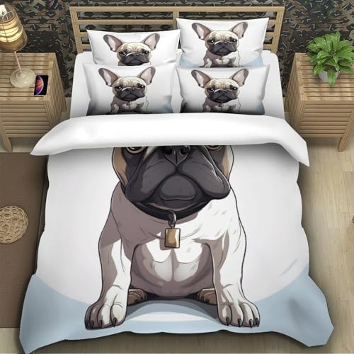 Housse de couette renard hypoallergénique en microfibre 3D - 5