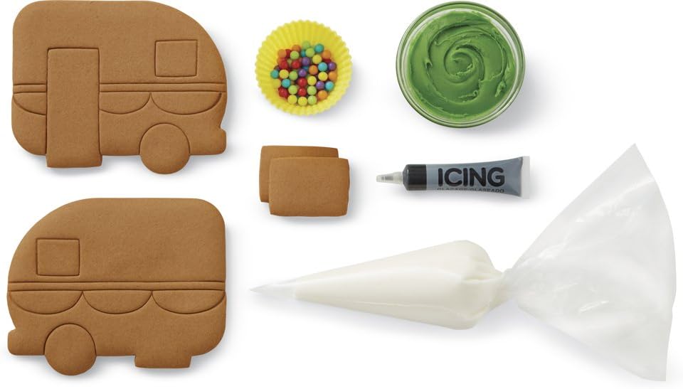 Wilton Build It Yourself Gingerbread Camper Decorating Kit