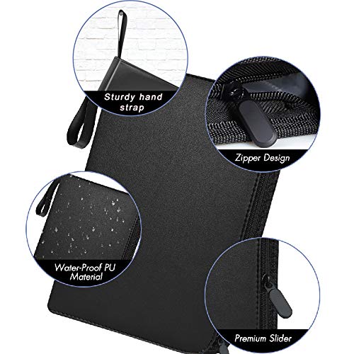 POKONBOY 720 Pockets Baseball Card Binder Sleeves, Trading Card Binder Holder Compatible with Pokemen, Football and Sports Cards (Black) - Thumbnail 6