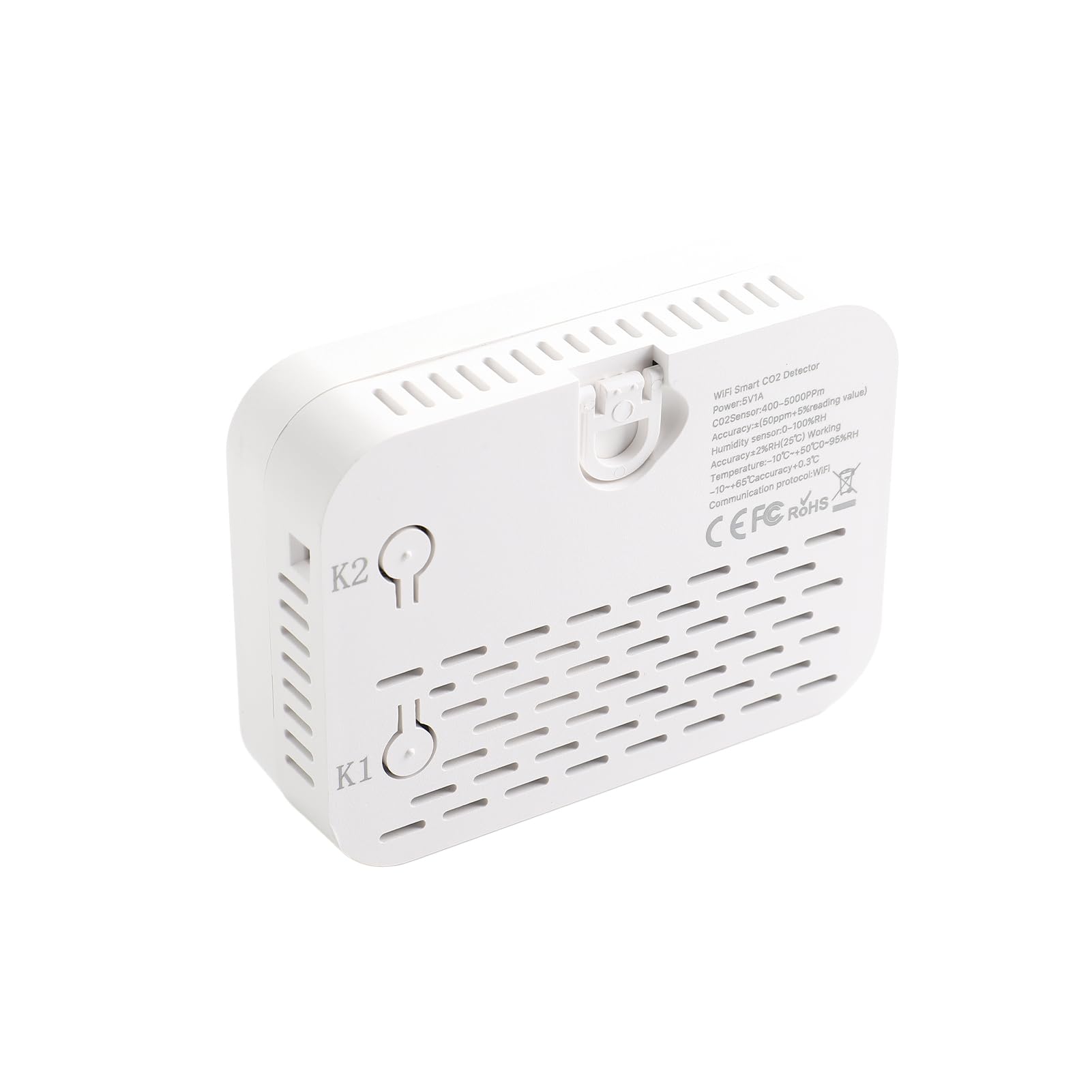 Fafeicy Detektor CO2 z 2,8-calowym Inteligentnym Ekranem, WiFi do