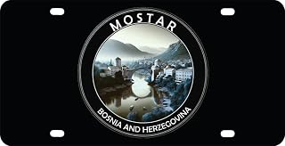 Mostar Bosnia and Herzegovina Souvenir Car-Home Decoration Metal Plaque - Wall Decoration