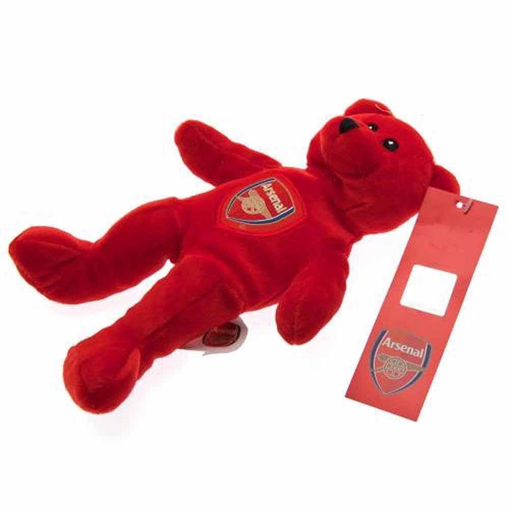 Arsenal FC Football Club Mini Beanie Teddy Bear Red Fan Gift Idea Ufficiale