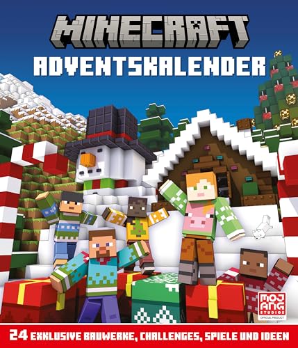 Minecraft Adventskalender: Für große und kleine Fans des beliebten Videospiels zum Versüßen der Weihnachtszeit | Geschenk für Gamer ab 8 Jahren (Minecraft Exklusiv)