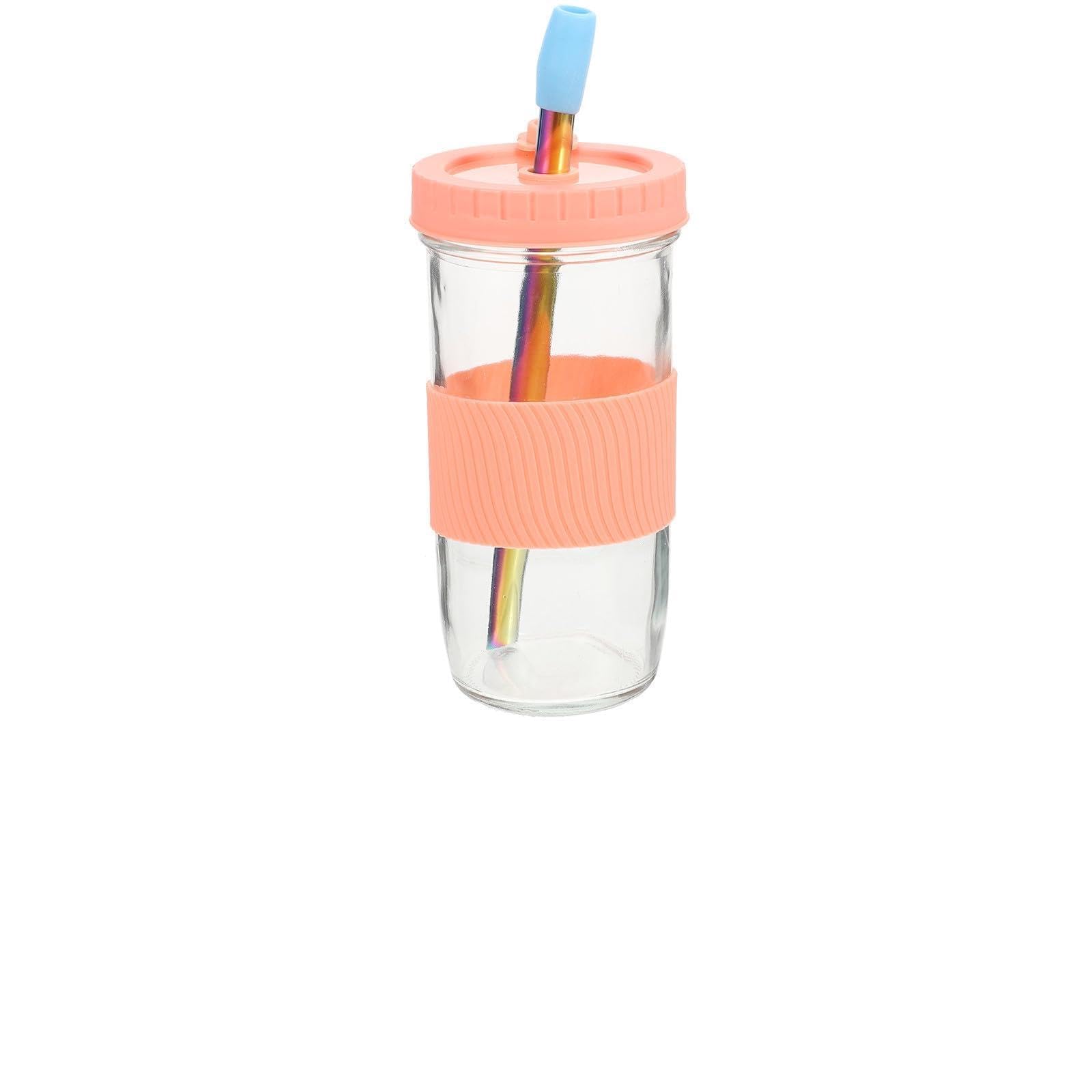 Vaso de vidrio de 24oz para evitar manchas y lavado difícil