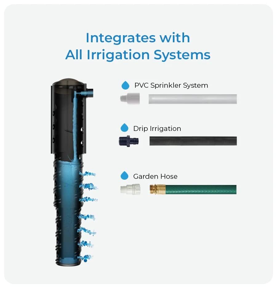 Miniatura 3 de Gotero subterráneo profundo, riego de raíces de árboles y plantas, riego por goteo y estaca de fertilizante (12 pulgada NPT hembra compatible con