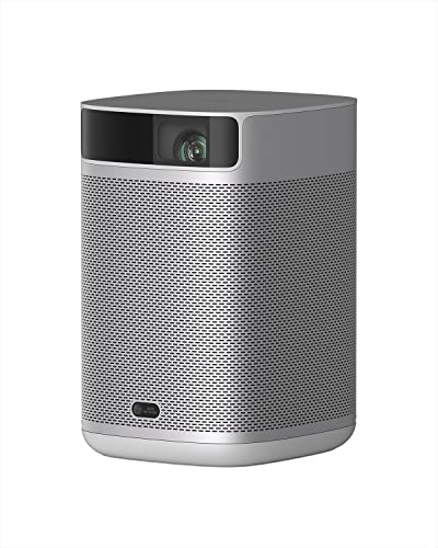 XGIMI MoGo 2 Portable Projector, Mini Projector with Wifi and Bluetooth,  400 ISO Lumens Movie Projector, Android TV 11.0, 2X8W Speakers, Auto Focus,  