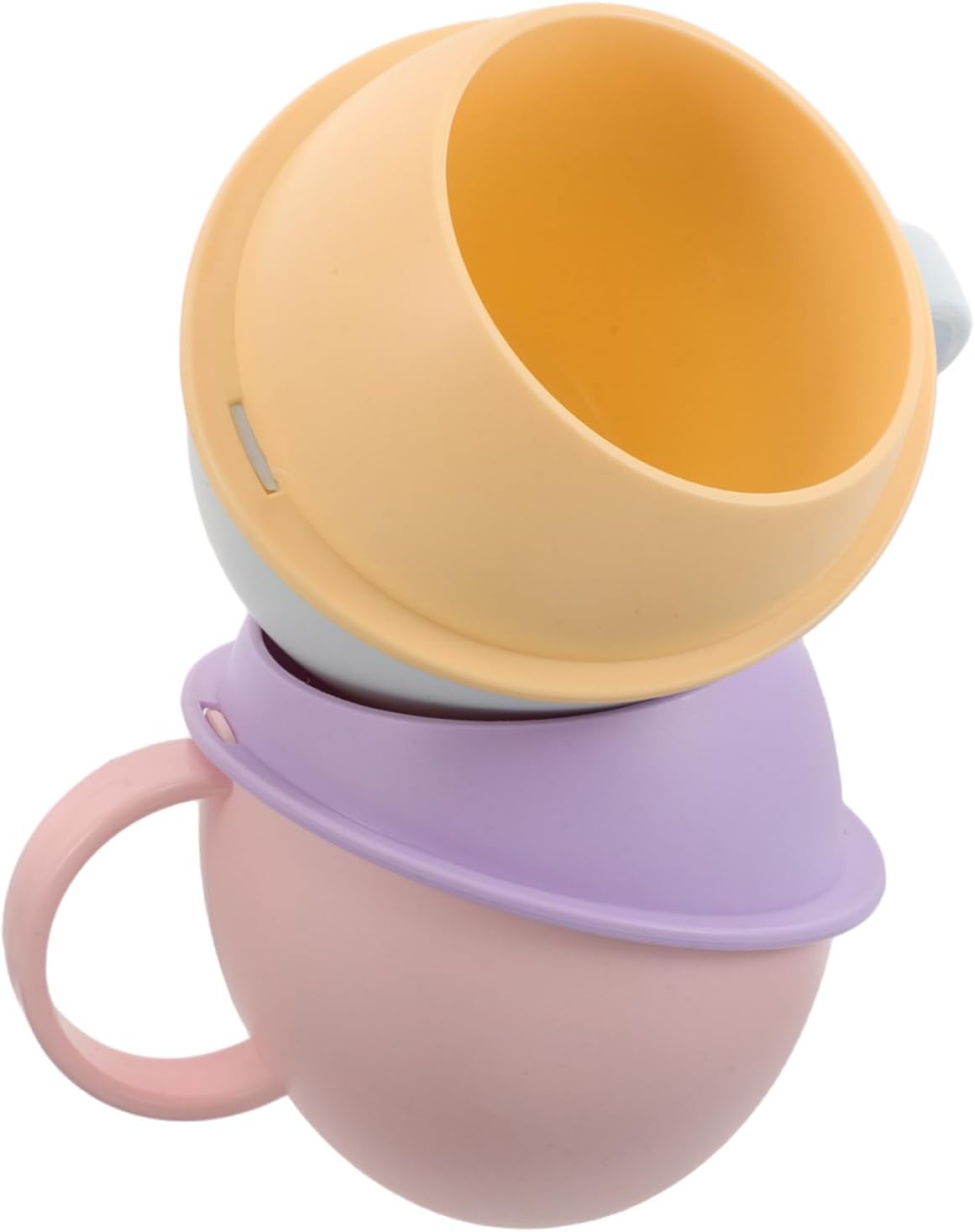 Zerodeko 2pcs Plastic Mouthwash Cup Large Volume Toothbrush Pot Unbreakable Boys and Girls Tumbler Modern Bathroom Organizer Cup
