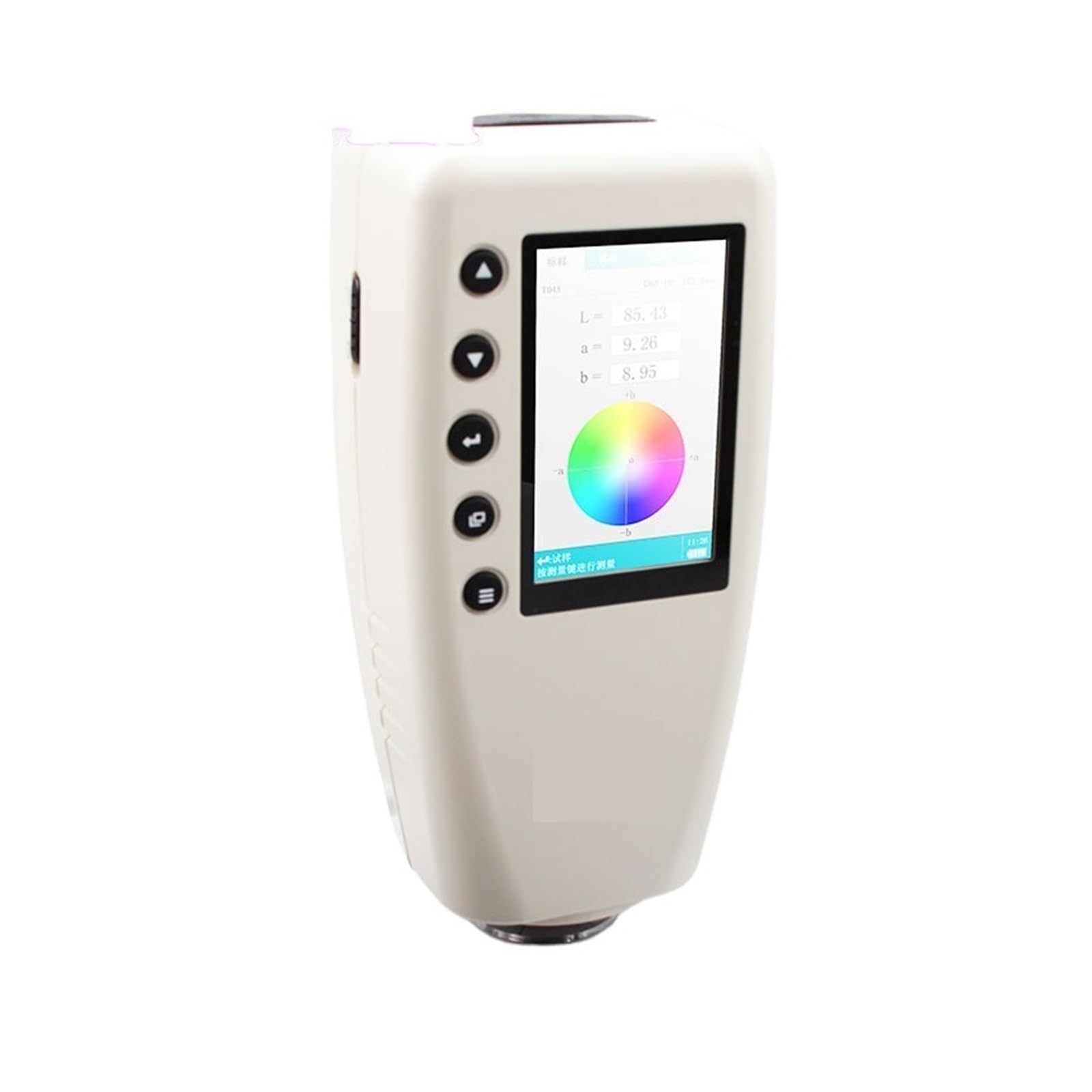 Portable Colorimeter,Color Analyzer, High Precise Colorimeter Caliber 4mm And 8mm Digital Color Analyzer Difference Meter Storage Testing Sample Data 200 Groups For Textile,Clothing, Footwear,Leather