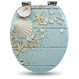 ✔ KOMFORT: Die besonders feine Oberfläche des Toilettendeckel bietet einen hohen Sitzkomfort. Die schönen Motive und Designs verleihen Ihrem Badezimmer zusätzlich eine ansprechende Optik. Stabile Abstandhalter unter der Klobrille halten Belastungen bis 200 Kg stand.